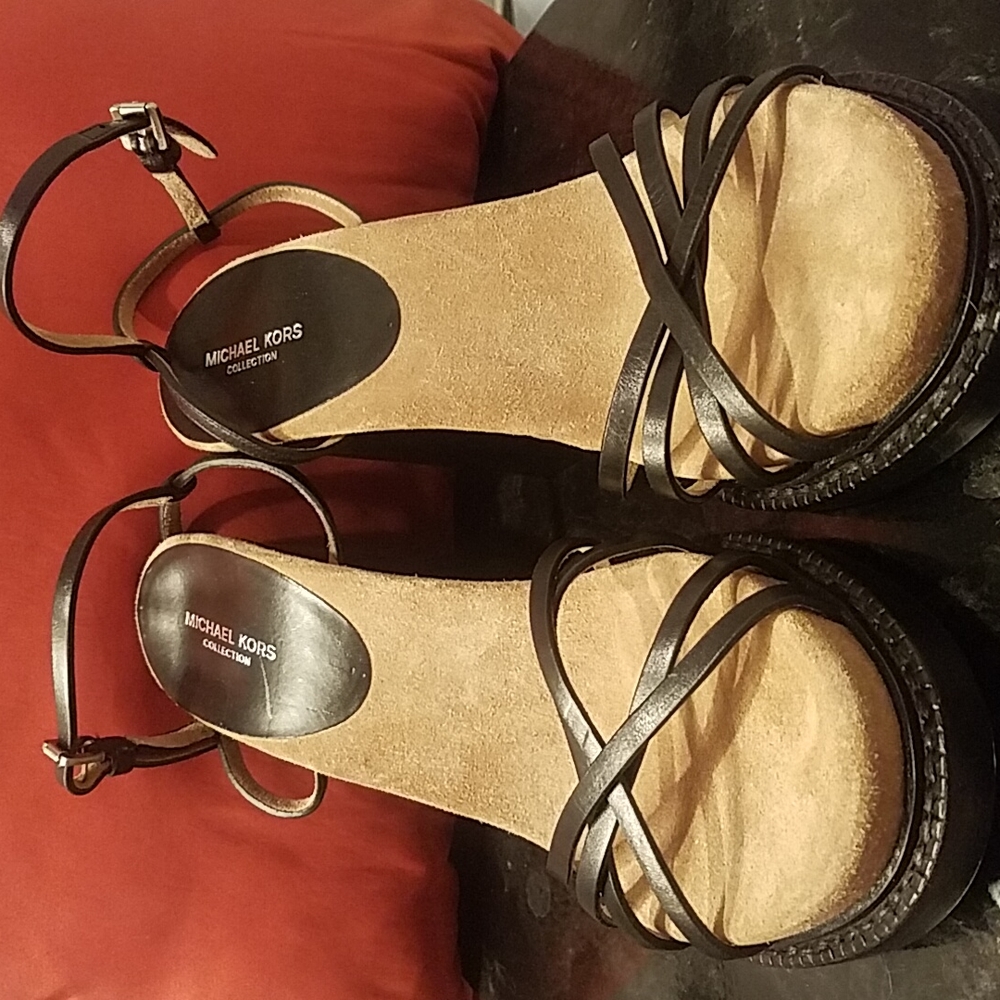 Michael Kors **Collection** thick heeled summer sandals
